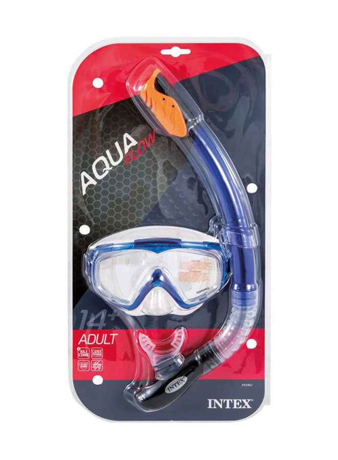 Intex Silicone Aqua Sport Swim Mask and Snorkel Set - Image 3