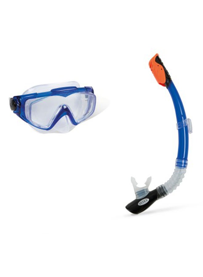 Intex Silicone Aqua Sport Swim Mask and Snorkel Set - Image 2