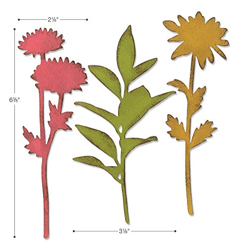 Sizzix - 664170 Large Stems Dies, One Size, Multicolor - Image 2