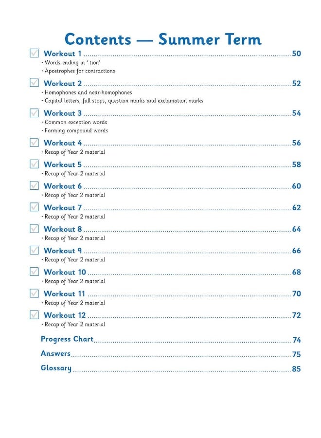 Coordination Group Publications Ltd (CGP) KS1 English 10-Minute Weekly Workouts - Year 2 - Image 5