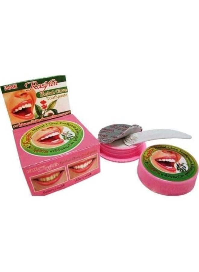 RASYAN Isme Herbal Clove , 25g | Travel Size | For Strong Gums & Fresh Breath | Ayurvedic Formula with Clove, Aloe Vera & Guava Leaf - Image 2