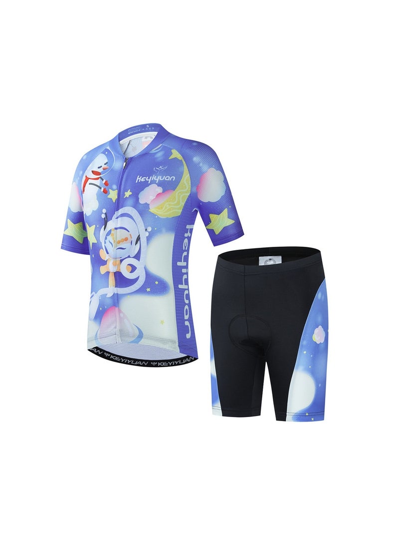 KUYING GR New Summer Outdoor Sunscreen Moisture Absorption Quick Drying Bicycle Women's Cycling Clothing Set - Image 1