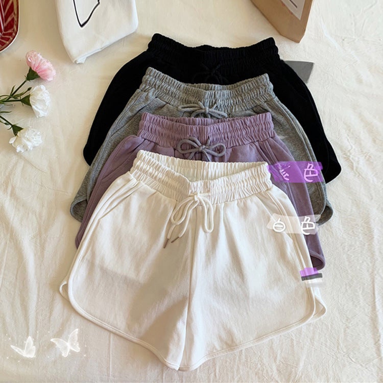 Summer 2024 Korean High-Waist Shorts for Women Black  - Image 5