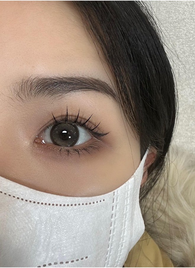 Mill Creek Mill creek color contact lenses 14.5MM hydrogel lenses can be used for 12 months 1 pair of 2 brown glasses  - Image 2