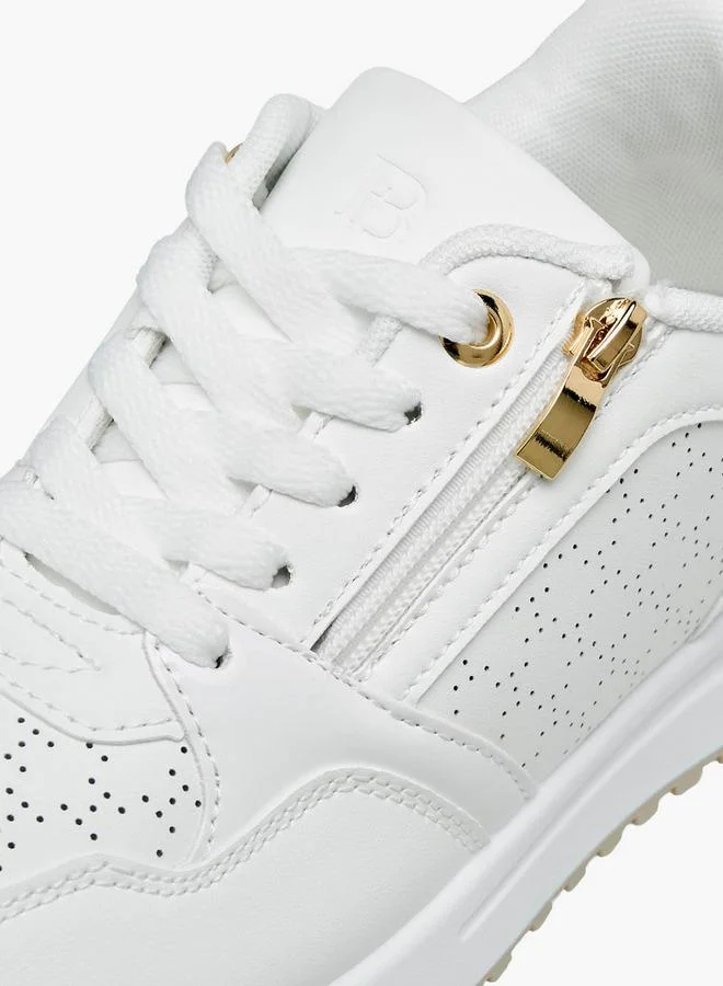 Flora Bella By Shoexpress WHITE Flora Bella Women Lace-Up Sneakers for Women | Best Price UAE