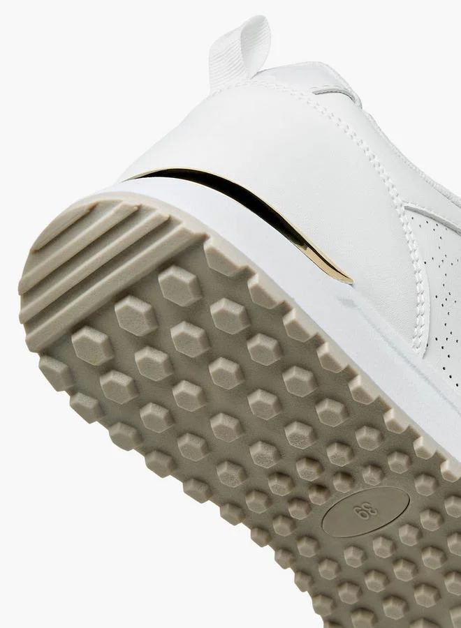 Flora Bella By Shoexpress WHITE Flora Bella Women Lace-Up Sneakers for Women | Best Price UAE
