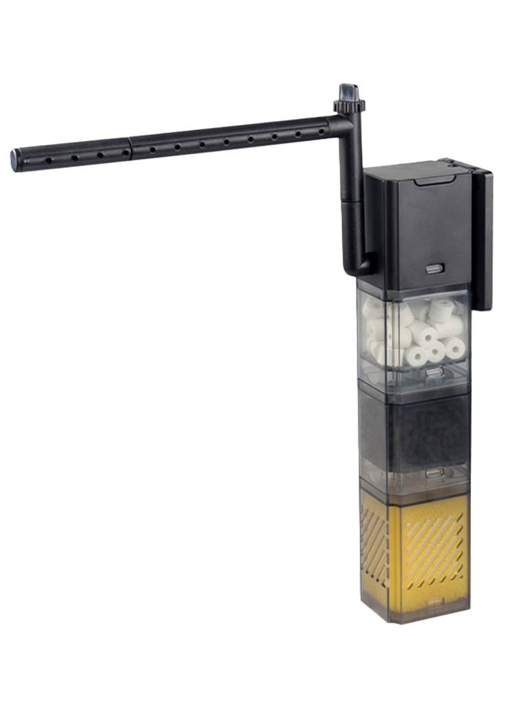 Generic Aquarium submersible filter with bio multi-stage 8w ZT-P230  - Image 1