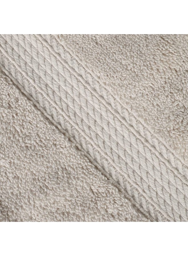 Superior Superior Egyptian Cotton Pile 6 Piece Towel Set, Includes 2 Bath, 2 Hand, 2 Face Towels/Washcloths, Ultra Soft Luxury Towels, Thick Plush Essentials, Guest Bath, Spa, Hotel Bathroom, Stone  - Image 3
