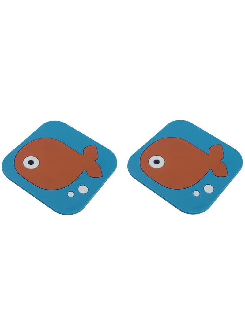 Generic Coaster made of high-quality silicone in different shapes and colors  - Image 1