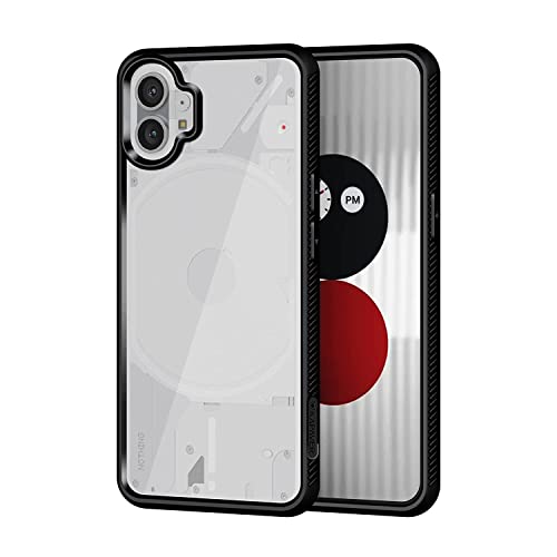 KAPAVER Back Cover Case for Nothing Phone 1 5G (TPU+PC) (Black) - Image 1
