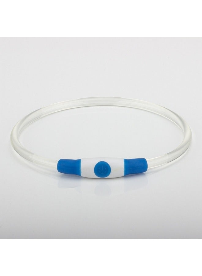 عام طوق مضيء للكلاب، أضواء طوق الكلب للظلام، طوق الكلب الوامض القابل لإعادة الشحن، طوق الكلب قابل للتعديل حجمه مع ثلاث وضعيات. - Image 1