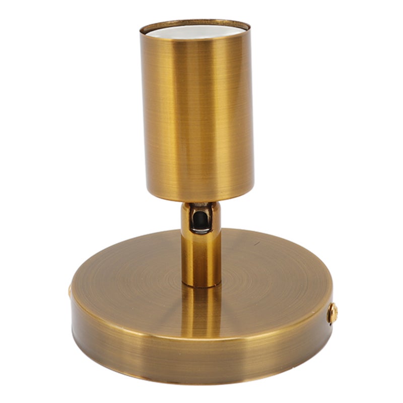 E27 E26 Wall Lamp Base 180 Degrees Up and Down Adjustable Iron Decoration Bulb Socket for Bedroom Living Room Gold - Image 2