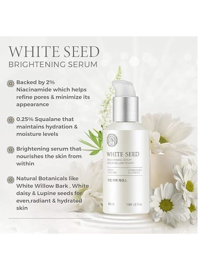 THEFACESHOP سيروم وايت سيد لتفتيح البشرة | تفتيح عميق للبشرة، تعزيز الترطيب وتقليل المسام | تحسين نسيج البشرة ووضوحها، تقليل البهتان، 1.69 أونصة سائلة - Image 3