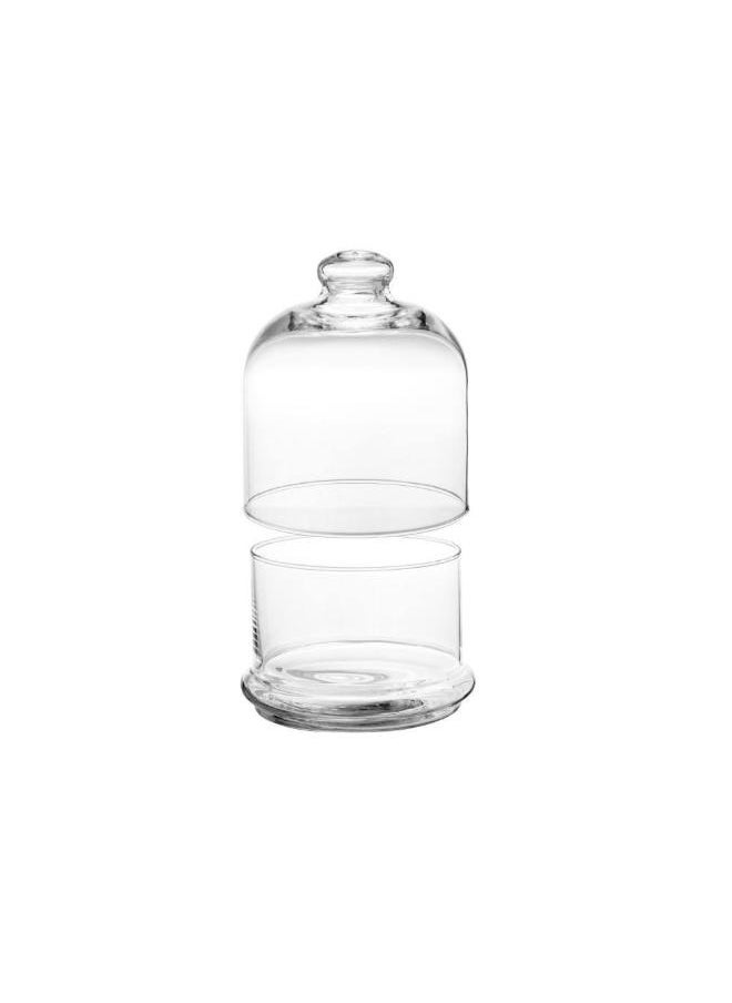 Diamond Glass Container For Preserving And Serving Food 1 Piece  - Image 3