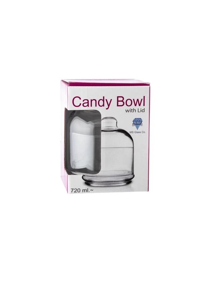Diamond Glass Container For Preserving And Serving Food 1 Piece  - Image 5
