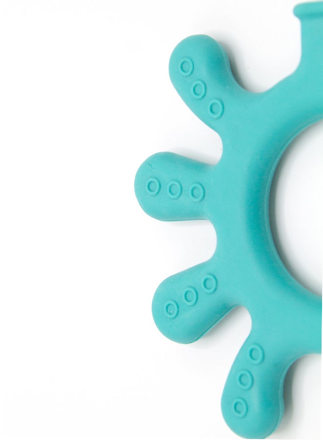 BabyJem Soft & Safe Baby Teether - Soothe Teething Discomfort and Promote Healthy Tooth Growth with Multiple Textures & Surfaces, Made of BPA-Free & Non-Toxic Materials, Suitable for Sterilization - Image 4