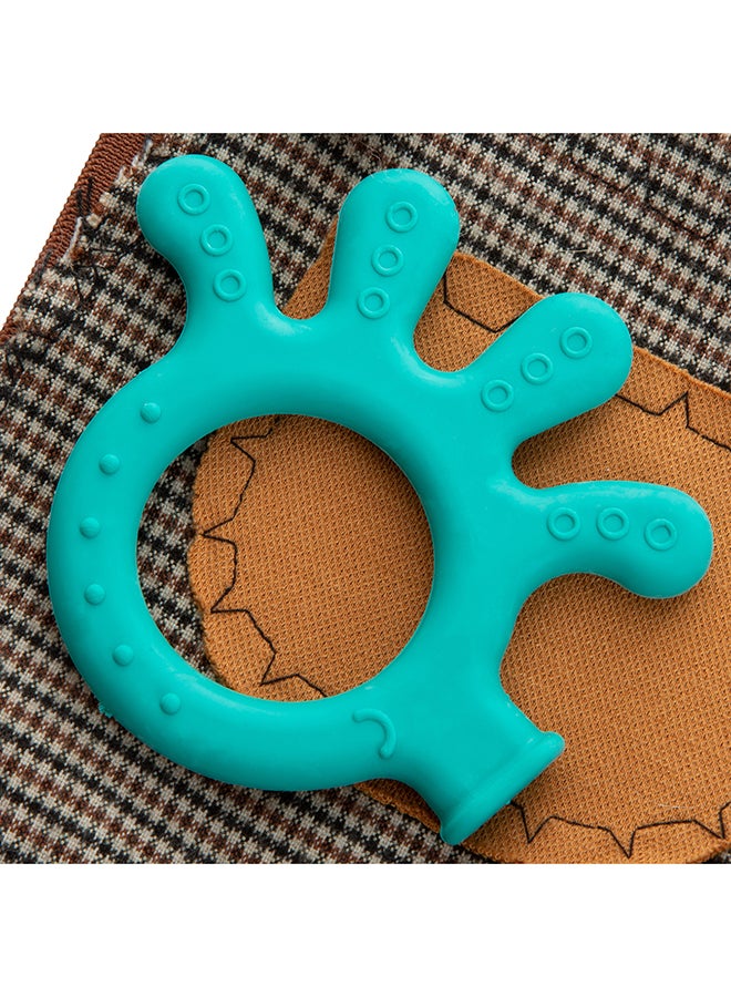 BabyJem Soft & Safe Baby Teether - Soothe Teething Discomfort and Promote Healthy Tooth Growth with Multiple Textures & Surfaces, Made of BPA-Free & Non-Toxic Materials, Suitable for Sterilization - Image 2