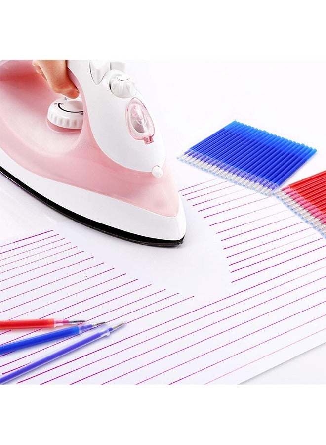 4 Pcs Heat Pens Heat Erasable Pens Fabric Marking Pens, Auto-Vanishing Pen Sewing Pens, Erasable Fabric Pens with 16 Pieces Replaceable Pen Refills (Colorful) - Image 5