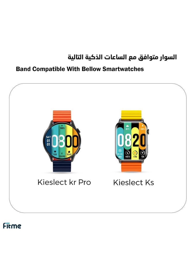 FITME - Metal Replacement Band for Kieslect Ks / kr Pro Watches (22 mm) - Image 1
