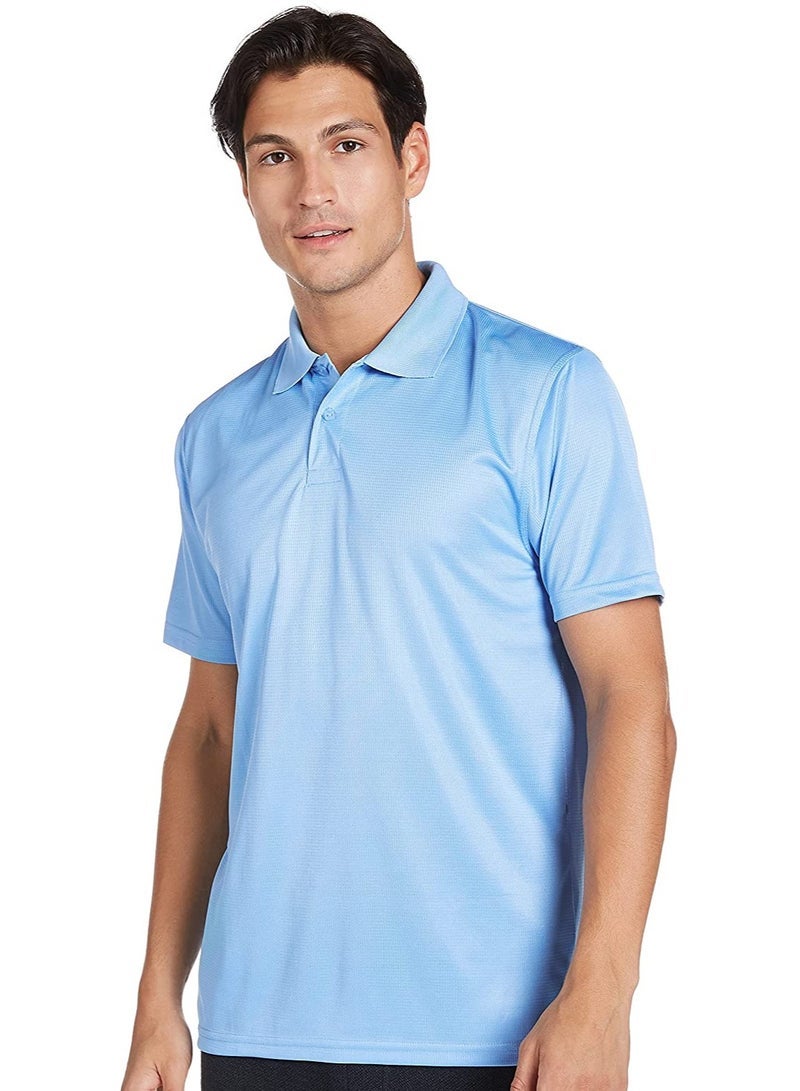 SANTHOME men s all day fresh half sleeve dryfit polo t shirt with uv protection - Image 1