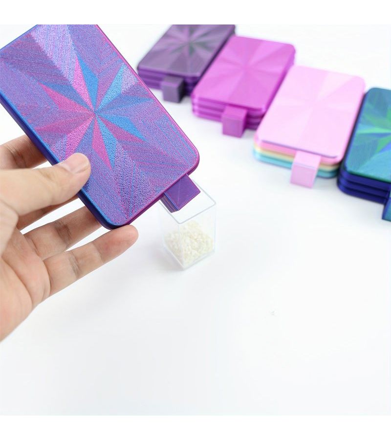 Upgraded Multicolor Diamond Painting Storage Trays With Lids Easy Pour - Image 4