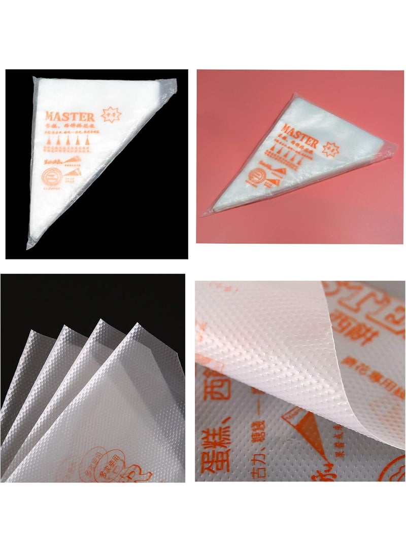 Monda Decorating Bags 100 Pieces Plastic Disposable Cream Decorating Bags Cake Frosting Decorating Bags Cupcake Decorating Tools Baking Supplies (38.1cm x 34.9cm x 24.9cm) - Image 5