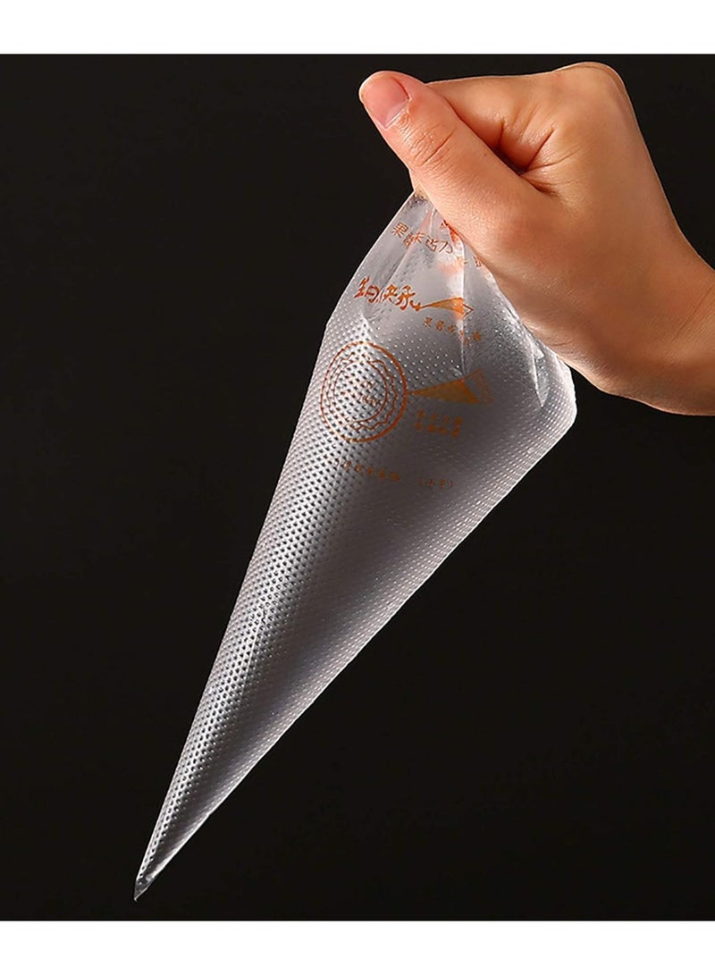 Monda Decorating Bags 100 Pieces Plastic Disposable Cream Decorating Bags Cake Frosting Decorating Bags Cupcake Decorating Tools Baking Supplies (38.1cm x 34.9cm x 24.9cm) - Image 3