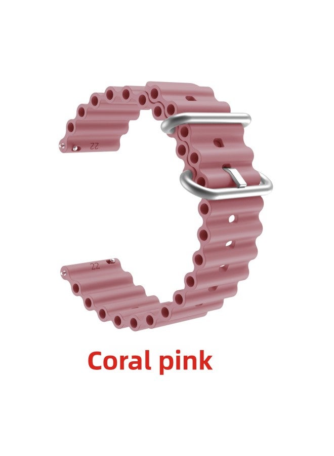 Suitable For Huawei GT/GT2/GT3 Apple Ocean Strap Silicone Luminous Strap 12/16/18/20/22 Millio 