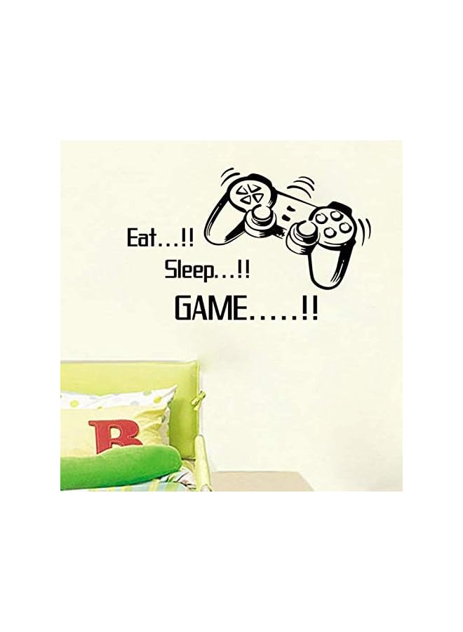 Zaboon ملصقات حائط من الفينيل على شكل عصا تحكم فنية لألعاب الفيديو وملصقات حائط ذاتية اللصق وملصقات إبداعية للأولاد-Xx - Image 2