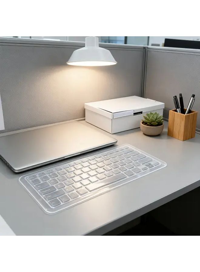Ultra Thin Purple Laptop Keyboard Cover Waterproof Washable Dust Protector Anti Slip - Image 5