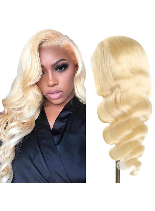 Bluejw Real Hair Wig 613 European And American Wig Women's Big Wave Front Lace Headgear 13X4human Hair Wigs - Image 2