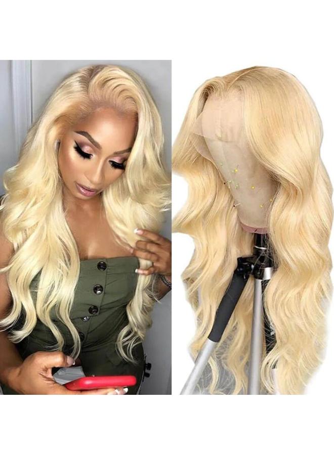 Bluejw Real Hair Wig 613 European And American Wig Women's Big Wave Front Lace Headgear 13X4human Hair Wigs - Image 4