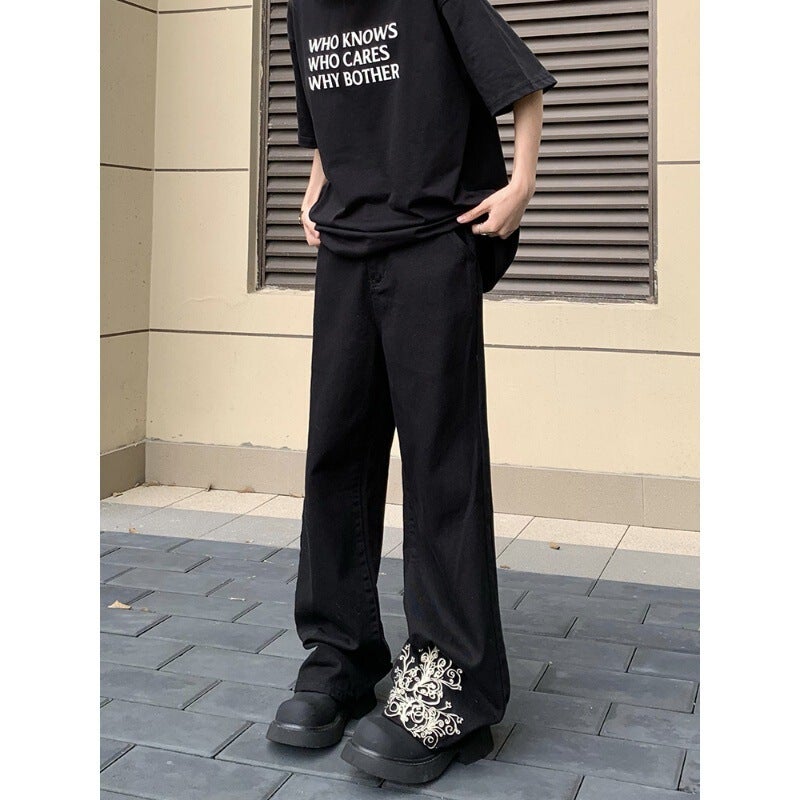 Unisex Casual Daily Denim Jeans - Image 2