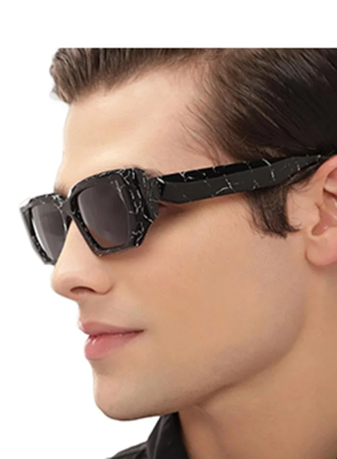 John Jacobs Full Rim Rectangular Stylish & Premium Sunglasses 100% UV Protected Unisex Extra Wide JJ S16392