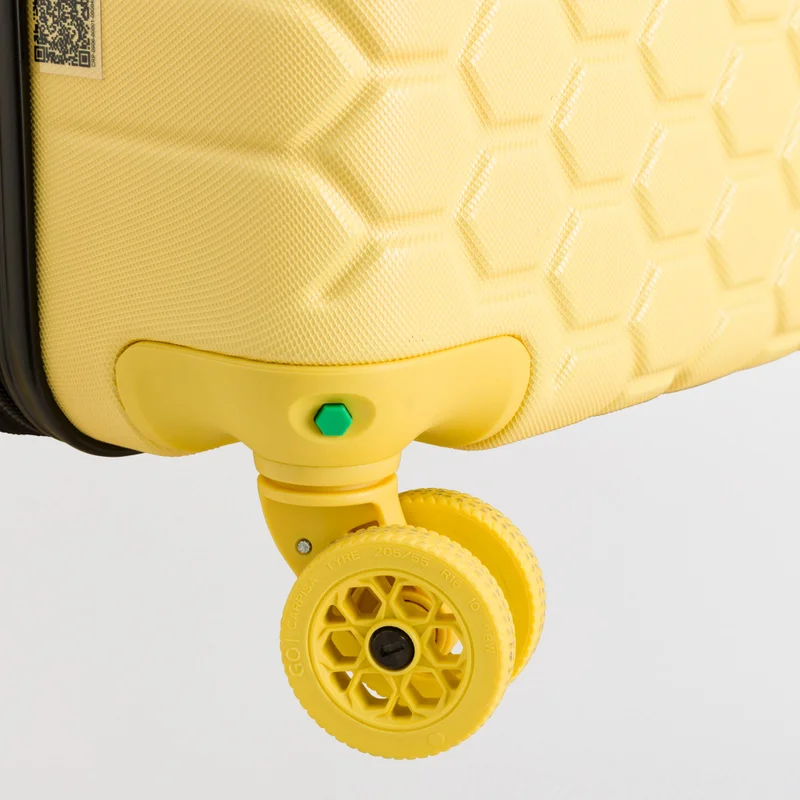 Carpisa Light Yellow Hard Trolleys M-Gotech Green Fw  | Best Price UAE