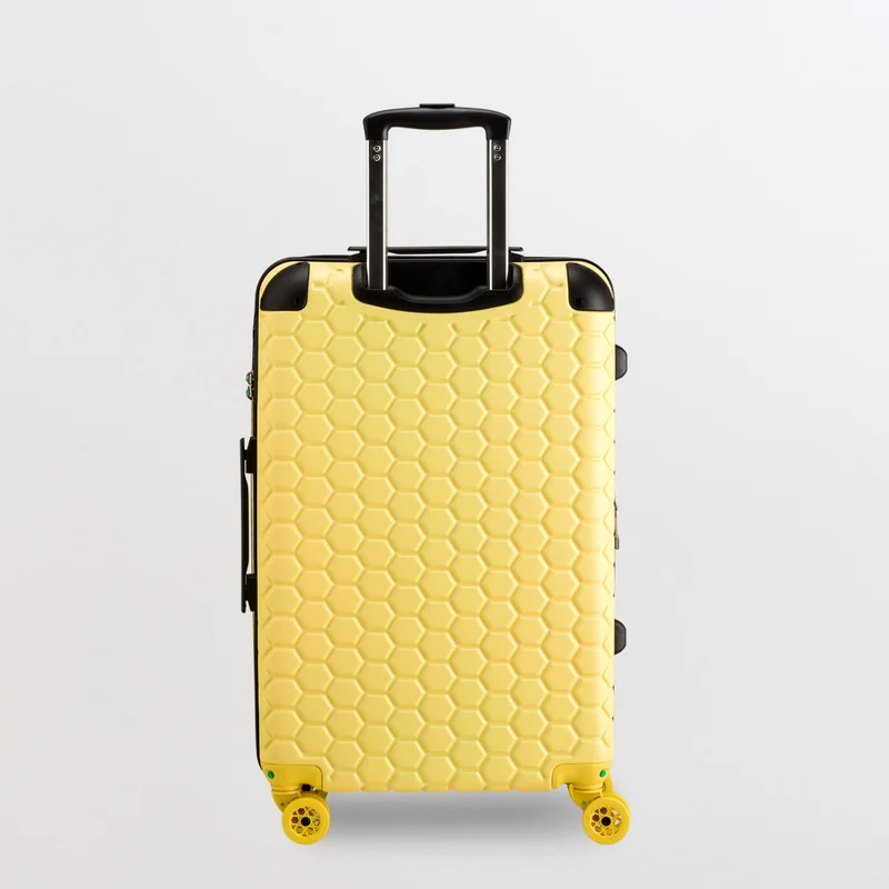 Carpisa Light Yellow Hard Trolleys M-Gotech Green Fw  | Best Price UAE