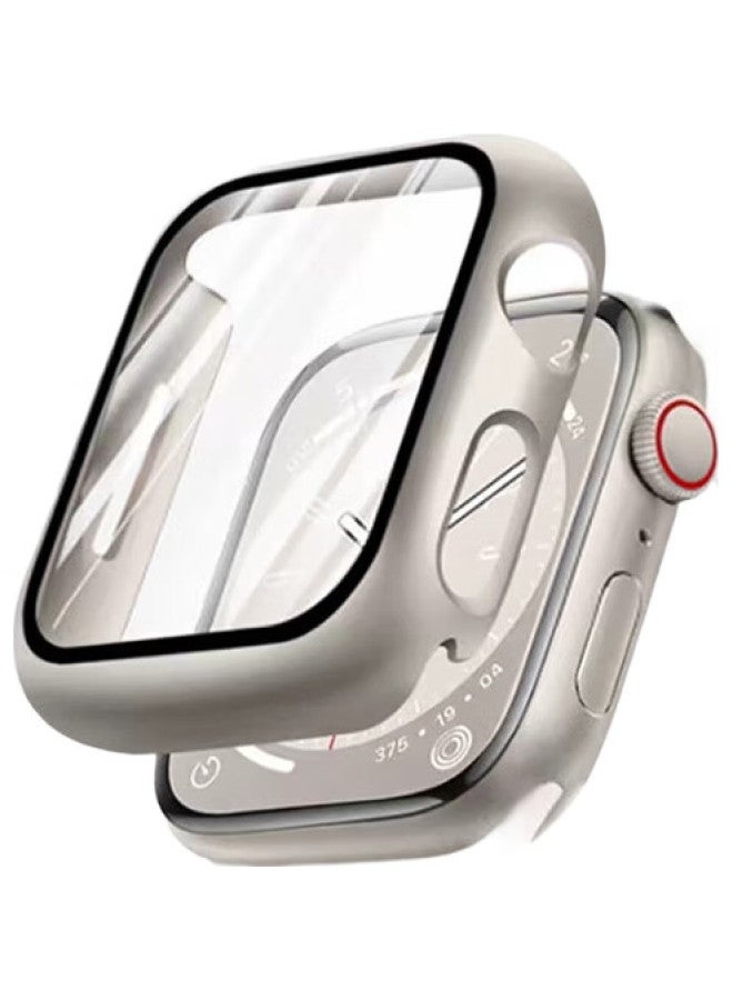 Compatible Apple Watch Protective Case, All-In Protective Cover For Apple Iwatch S10/9/8/7/Se, Shockproof And Scratch-Resistant [Starlight Color] S10·46Mm