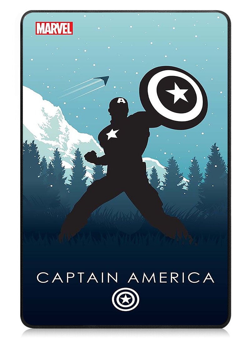 Theodor Protective Flip Case For Xiaomi Redmi Pad SE With Trifold Stand Auto Wake Sleep Shockproof Cover Captain america - Image 1