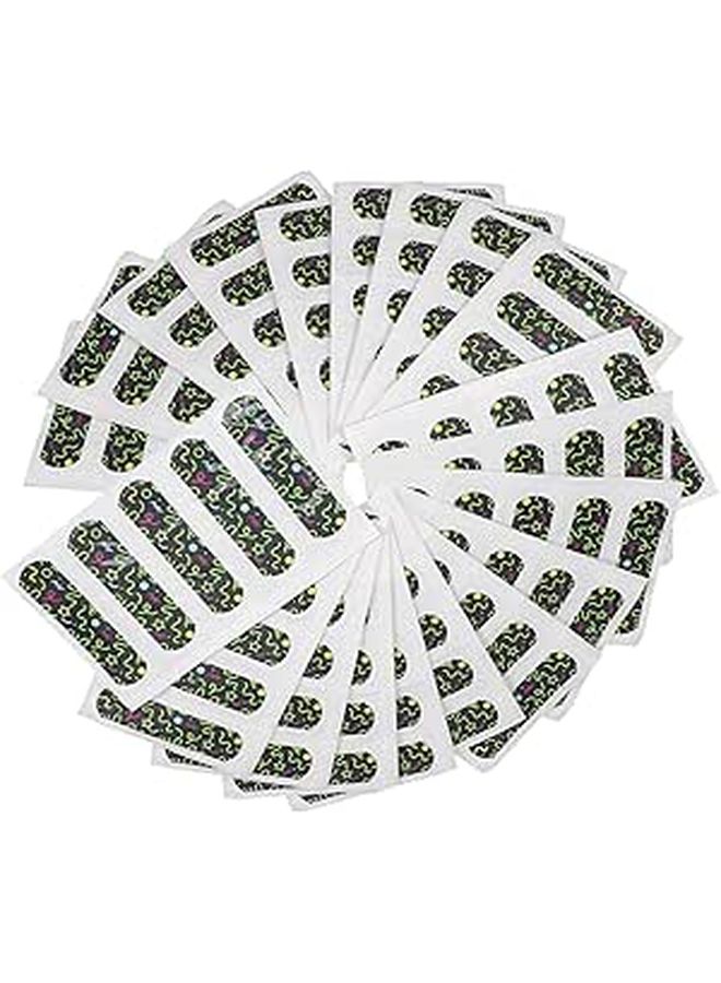 Glow In The Dark Cartoon Bandages 100 Pieces Breathable Adhesive Cuts Wounds Care - Image 1