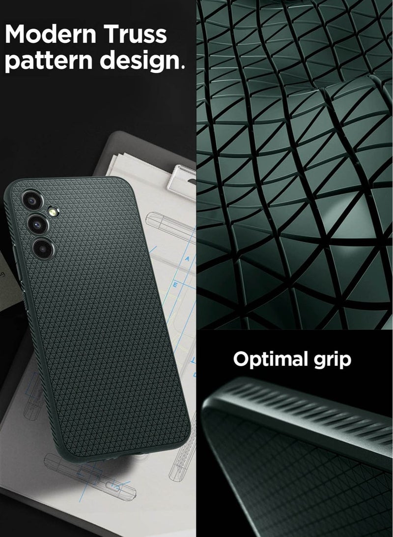 Spigen Liquid Air for Samsung Galaxy A34 5G Case Cover - Abyss Green - Image 3