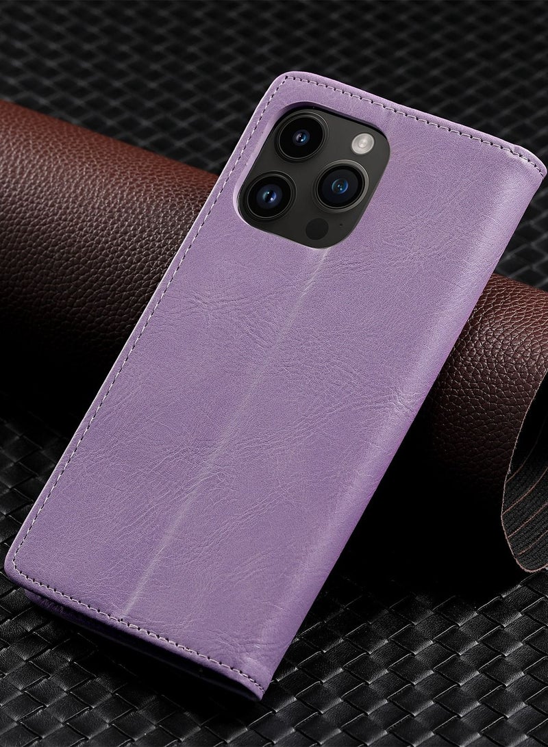 Suteni Flip Cover Card Slots Leather Phone Case for iPhone - Image 2