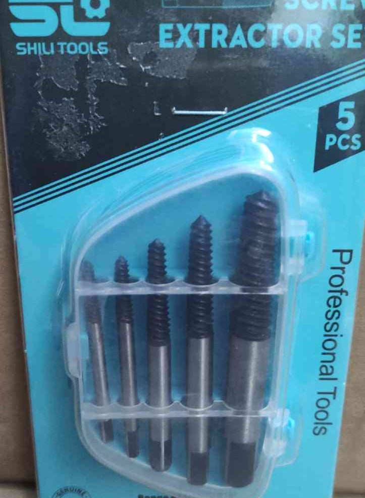 SL screw extractor set 5 pieces - Image 1