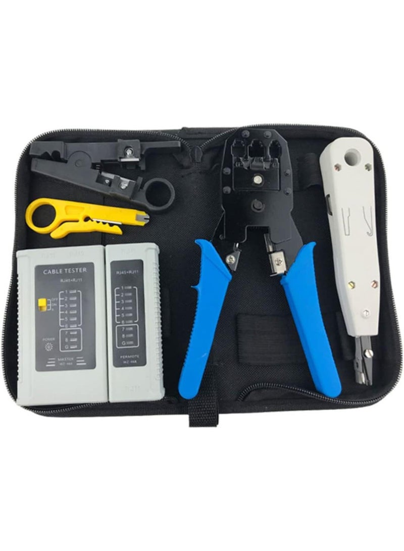 GGOOT Hardware Tool Set Insulated Crimping Tools for Network Repair and Installation Kit  - Image 1