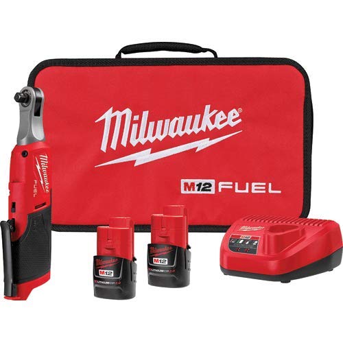 Milwaukee M12 FUEL 3/8" High Speed Cordless Ratchet Kit - Image 3