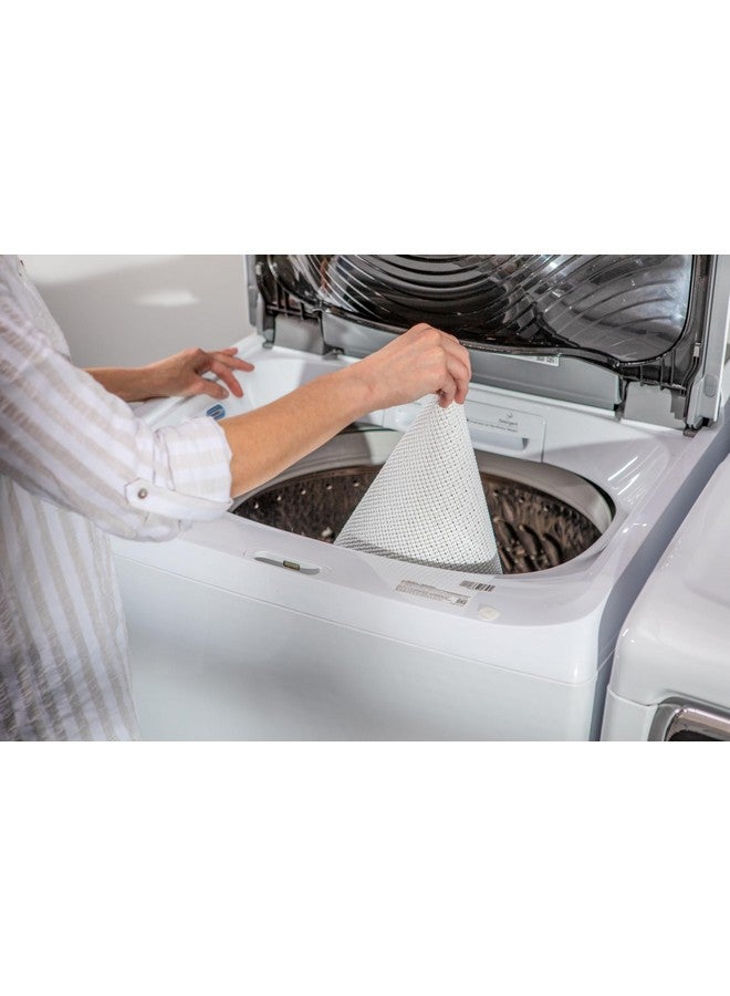 Duck EasyLiner Select Grip Shelf Liner for Drawers & Cabinets - Easy to Install & Cut to Fit - Non Slip Non Adhesive Grip Shelf Liner for Kitchen Drawers, Bathroom, Pantry - 12in. x 24ft. - White - Image 5