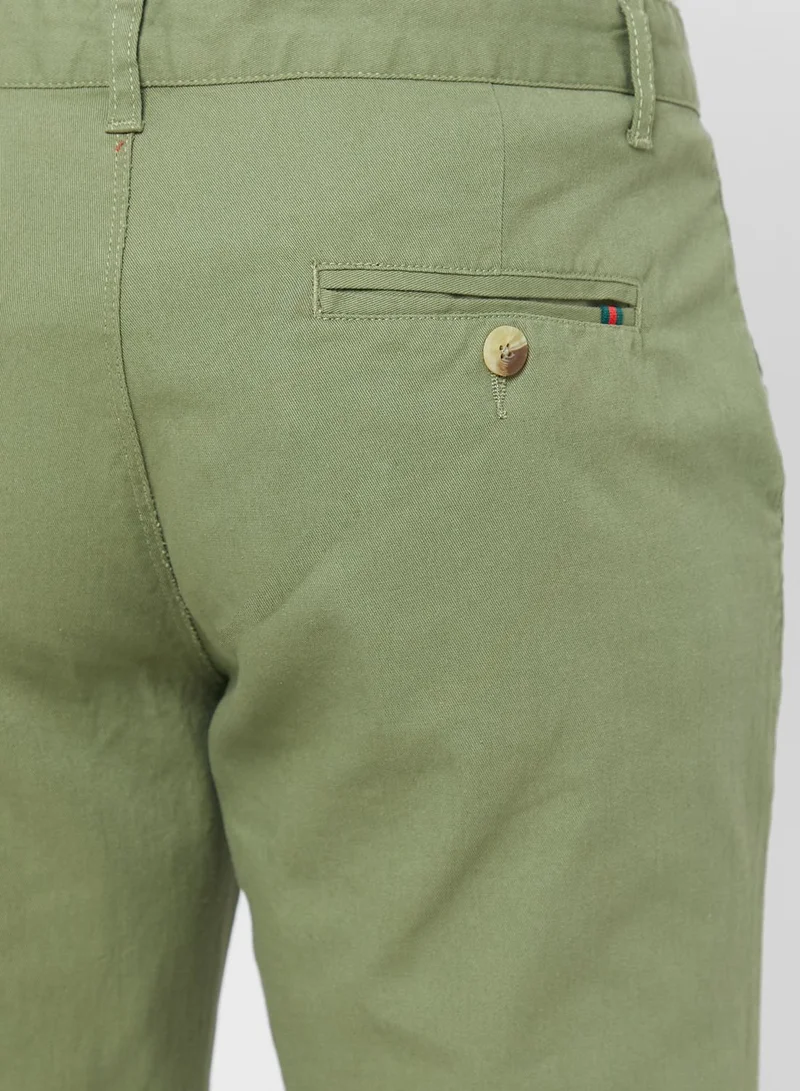 Robert Wood Fixed Belt Jogger Trousers