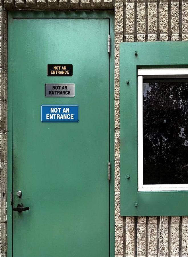 All Quality Standard Not An Entrance Wall or Door Sign - Durable Material | Compliance and Regulatory Signage - Black - Large (1 Pack) - Image 2