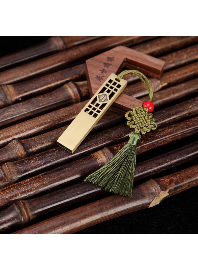 USB Flash Disk 16g Tiger Year Creative Metal 3.0 Chinese Style Gift 32g Car Music 64g-Color:Shunfu-Capacity:64GB - Image 1