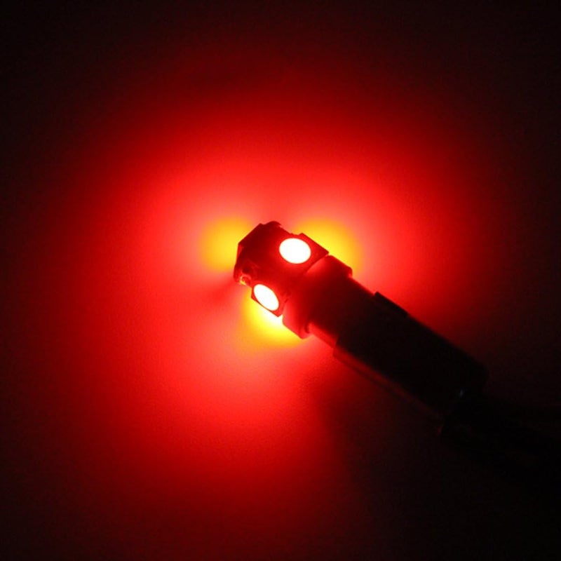 BlyilyB BA9S RED 5050-5SMD LED Bulb Pack of 20 for Automotive Lighting - Image 2