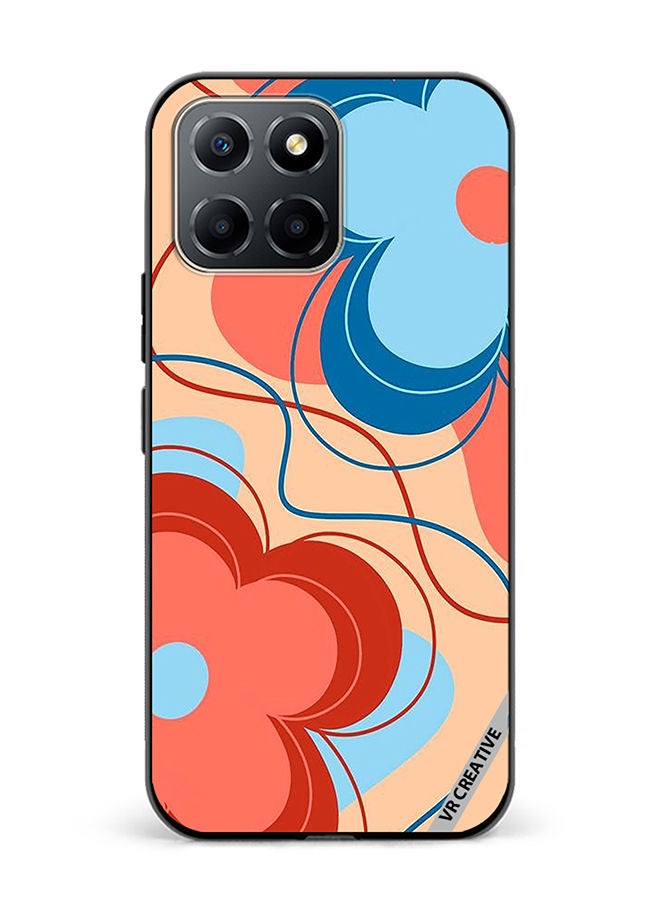 VR CREATIVE Protective Case Cover For Honor X6 Flower Design Multicolour - Image 1